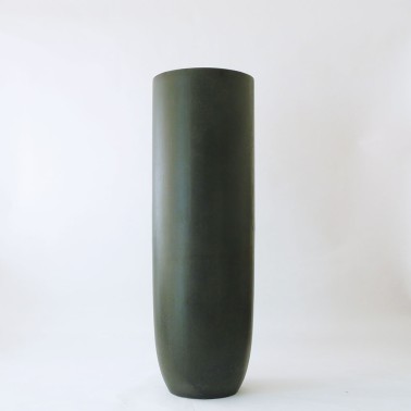 Vaso nero alto svasato - vendita online su In•Vasi