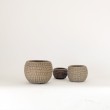 Vaso etnico marrone fango - vendita online su In-Vasi