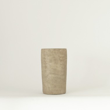 Vaso cilindrico effetto sabbia - vendita online su In-Vasi