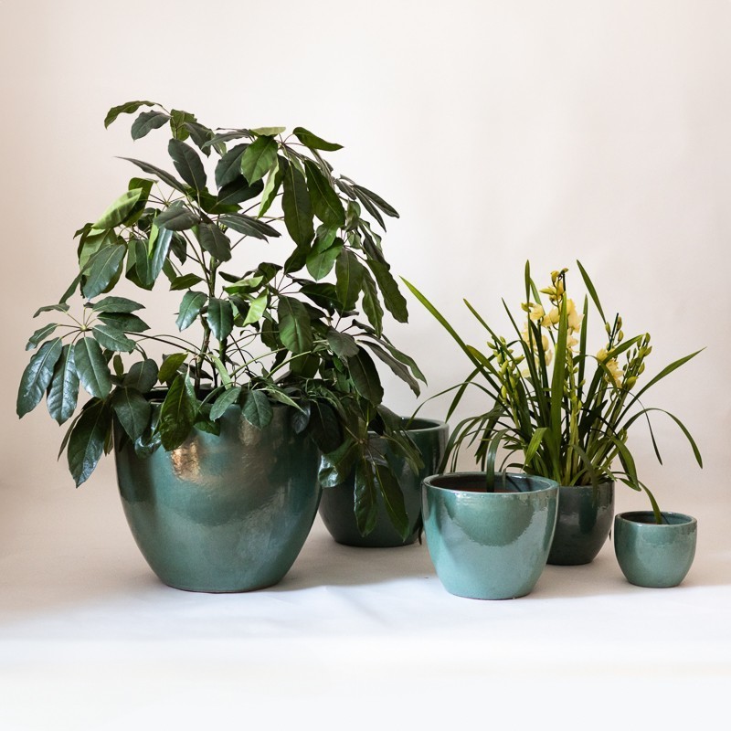 Teramico Sfera Decorativa Da Giardino Smaltata, Blu, Verde | FindTheDeal