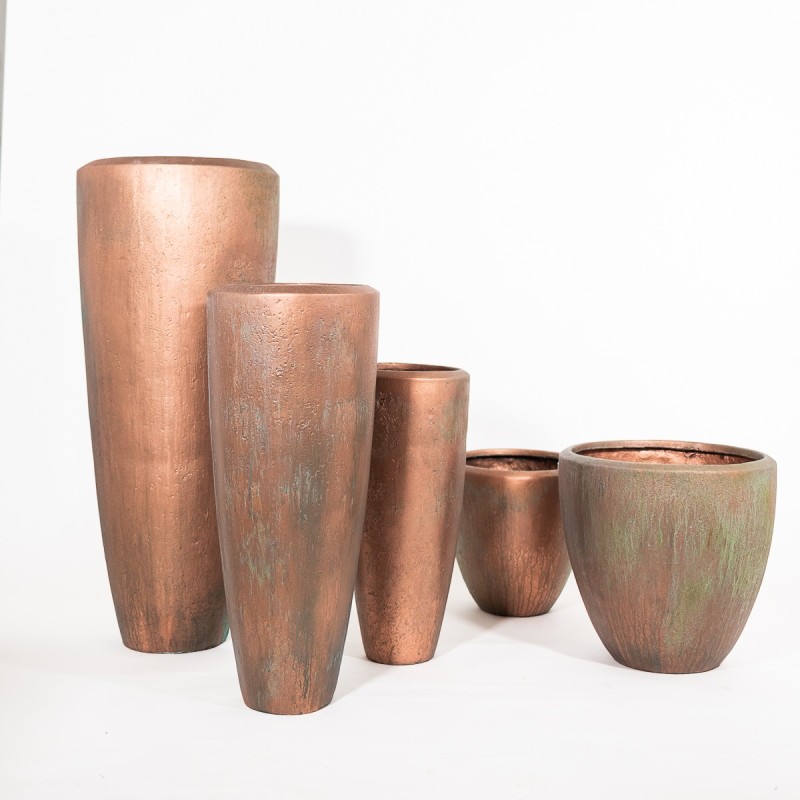 Vaso Bizzotto Nadu Alluminio Dorato