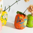 Vaso in porcellana ovale decorato - Scoprilo su invasi.eu