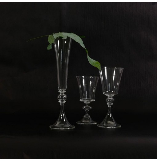 Bicchiere in cristallo di Boemia liscio
